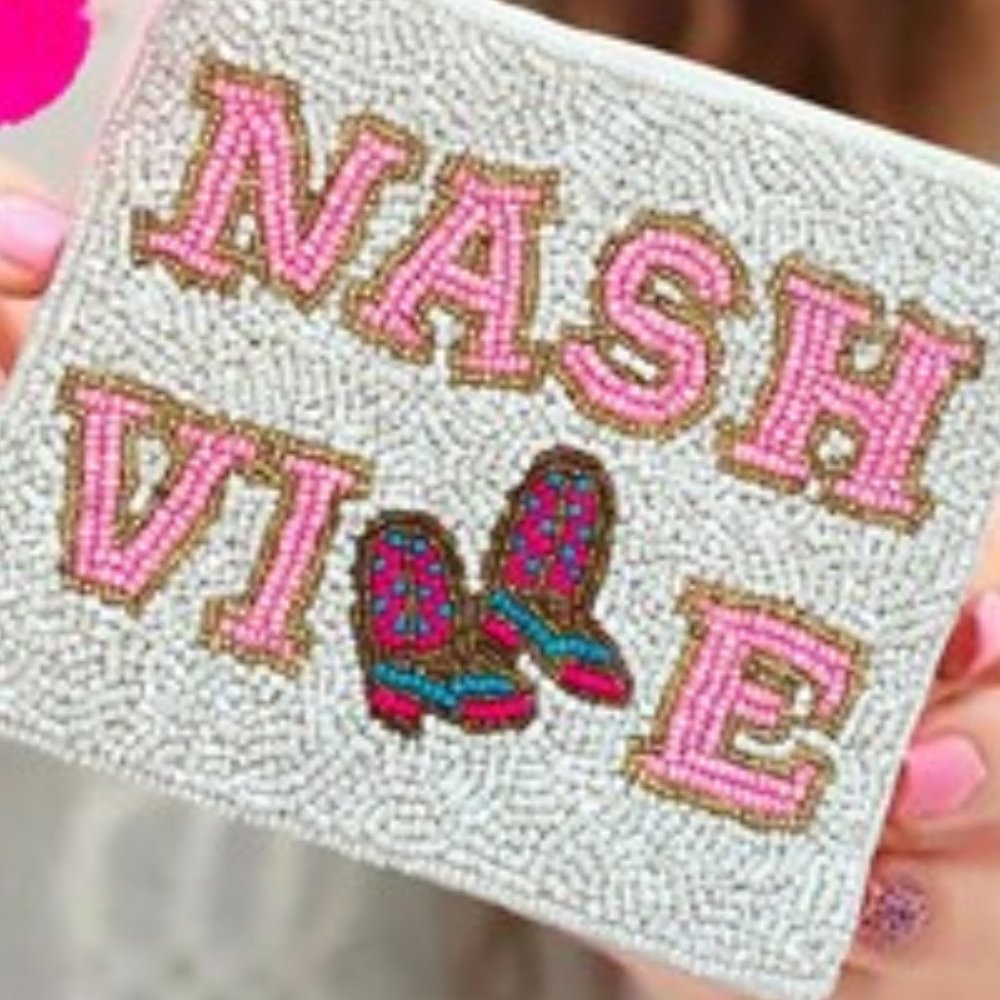 Nashville Beaded Coin Purse